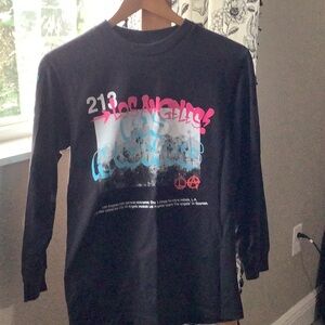 Los Angeles Graphic Black Long Sleeve Shirt